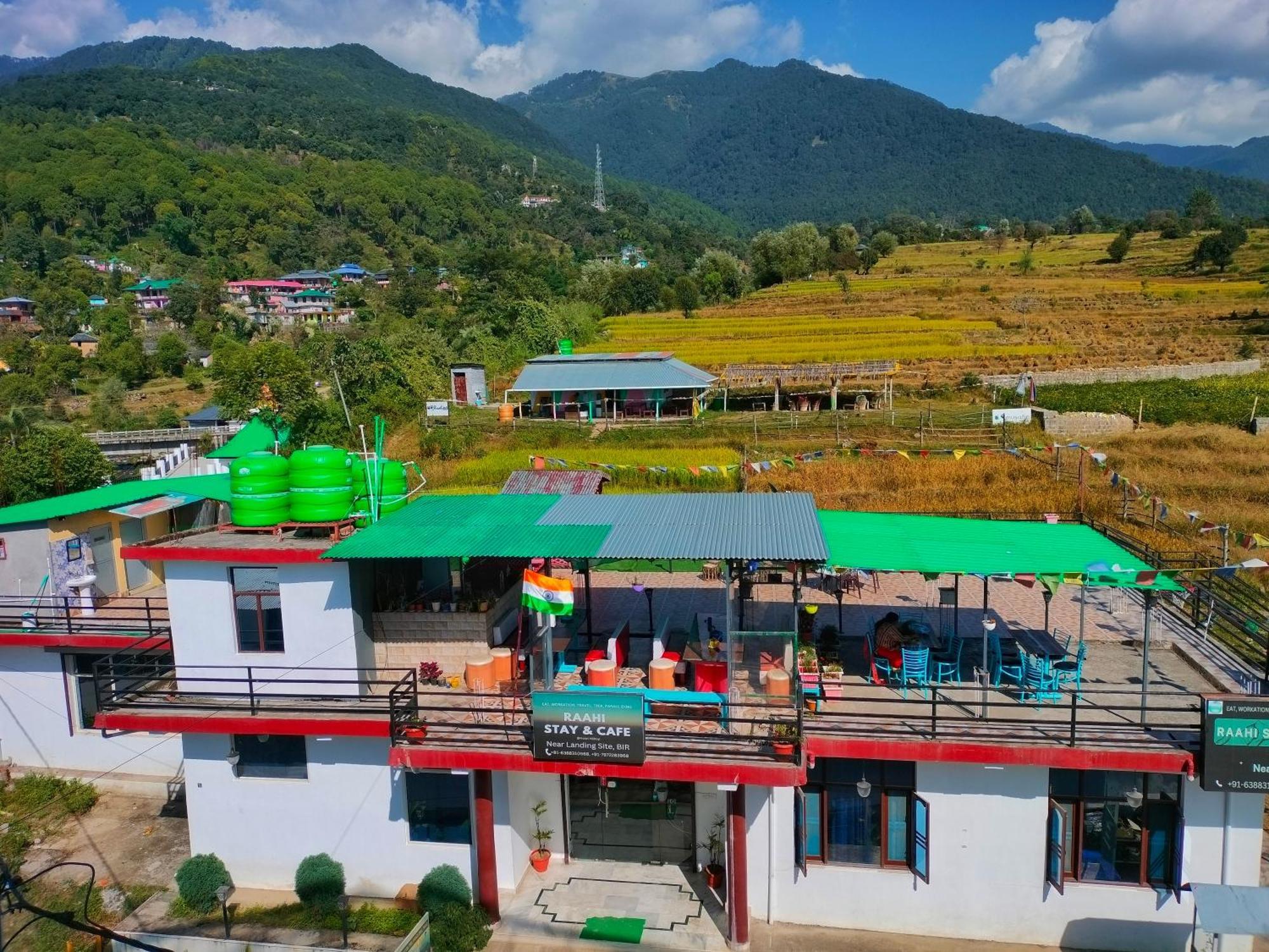 Raahi Stay, Landing Site Bir - Stay & Cafe Bīr Exterior foto